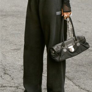 Joah Brown Classic Black Lounge Pants